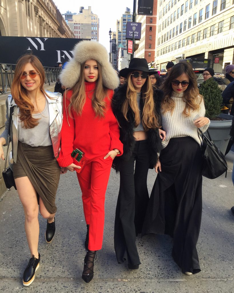 In New York with Xenia Tschoumi and the fashion bunch