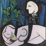 Nude, Green leaves and Bust (also known as Nude with Sculptor’s Turntable; Nu au plateau de sculpteur) 1932 by Pablo Picasso 1881-1973