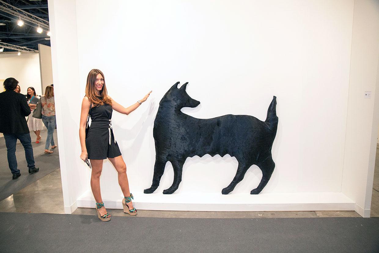 Pier-Paolo-Calzolari-Rapsodie-inepte-art-basel-black-dog
