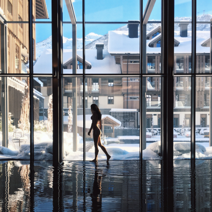 Geri at the Spa of Hotel Chedi Andermatt