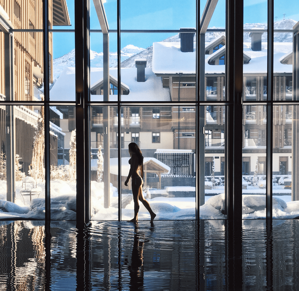 Geri at the Spa of Hotel Chedi Andermatt