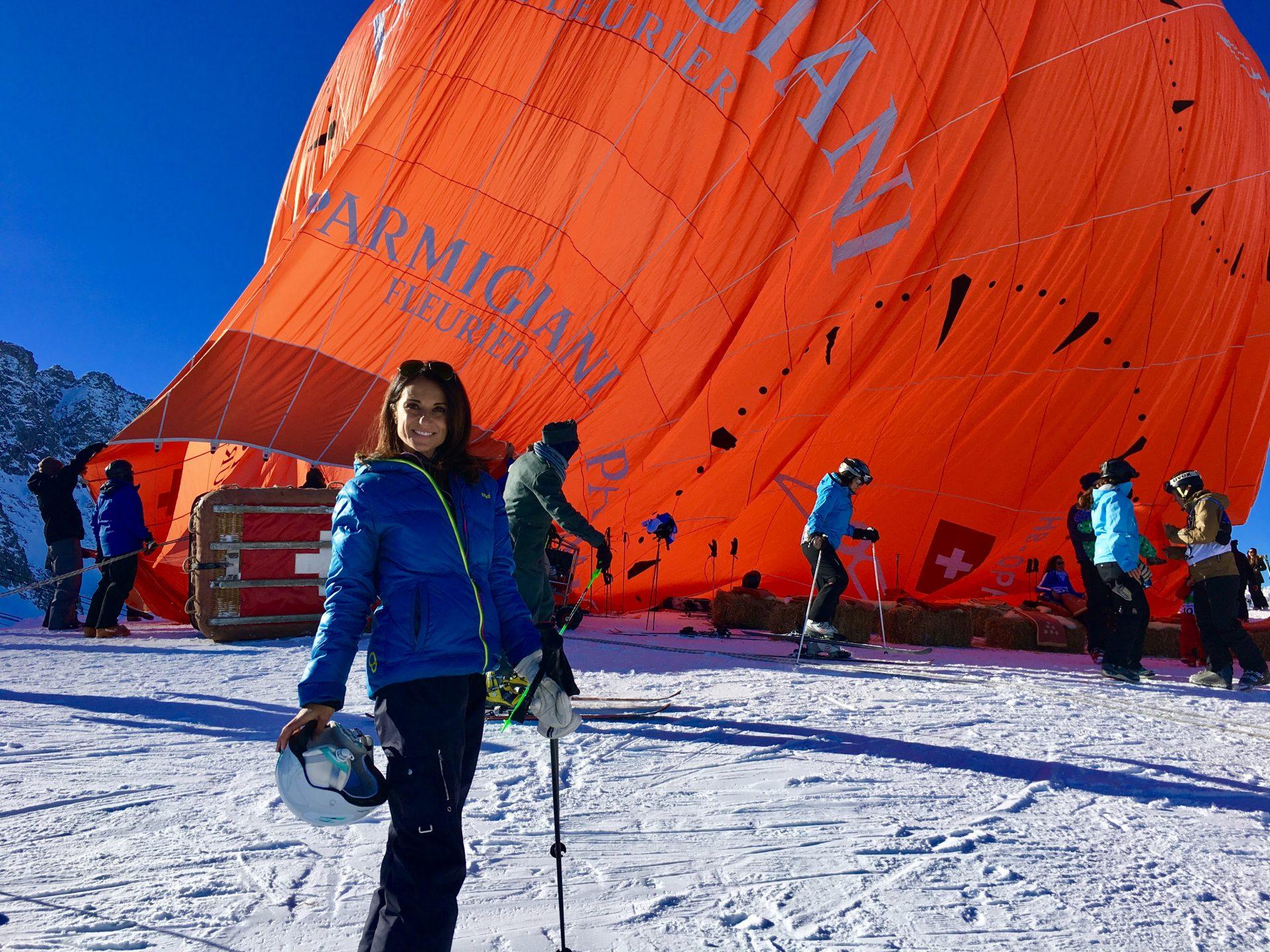 Tschuggen Grand Hotel's Hot Air Ballon in Arosa