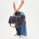 Weekend leather bags