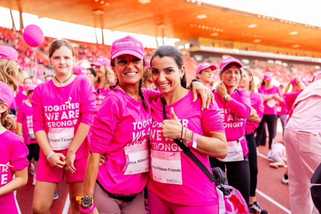 Pink ribbon walk