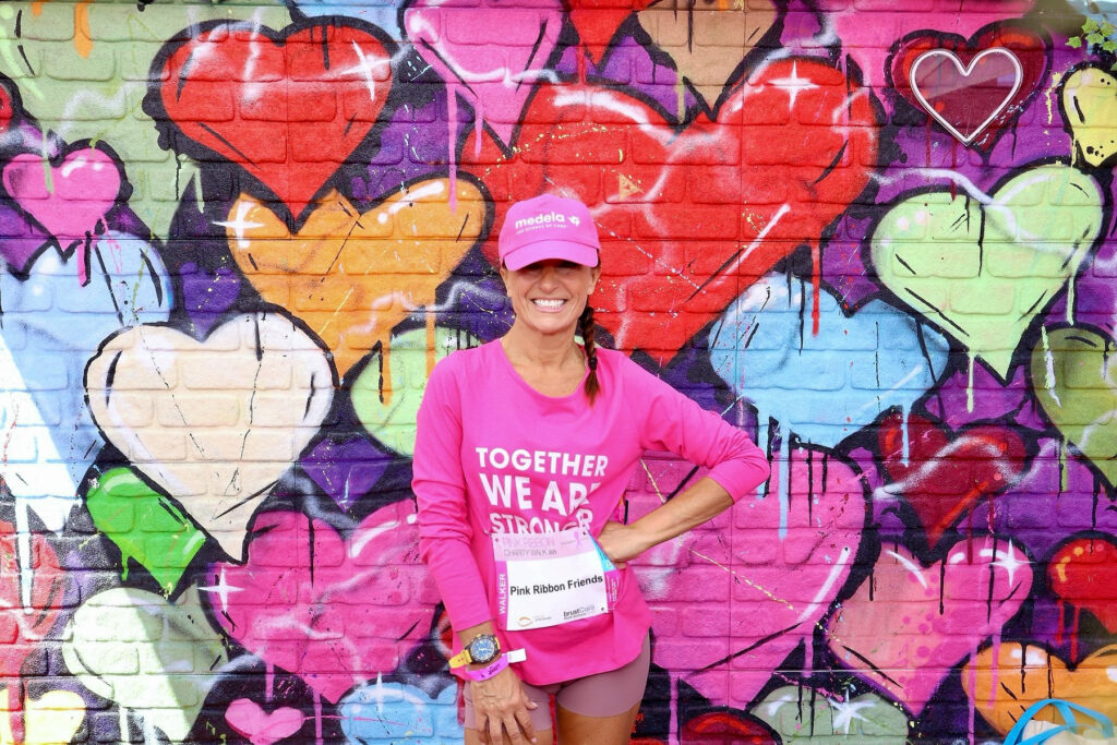 Pink ribbon walk