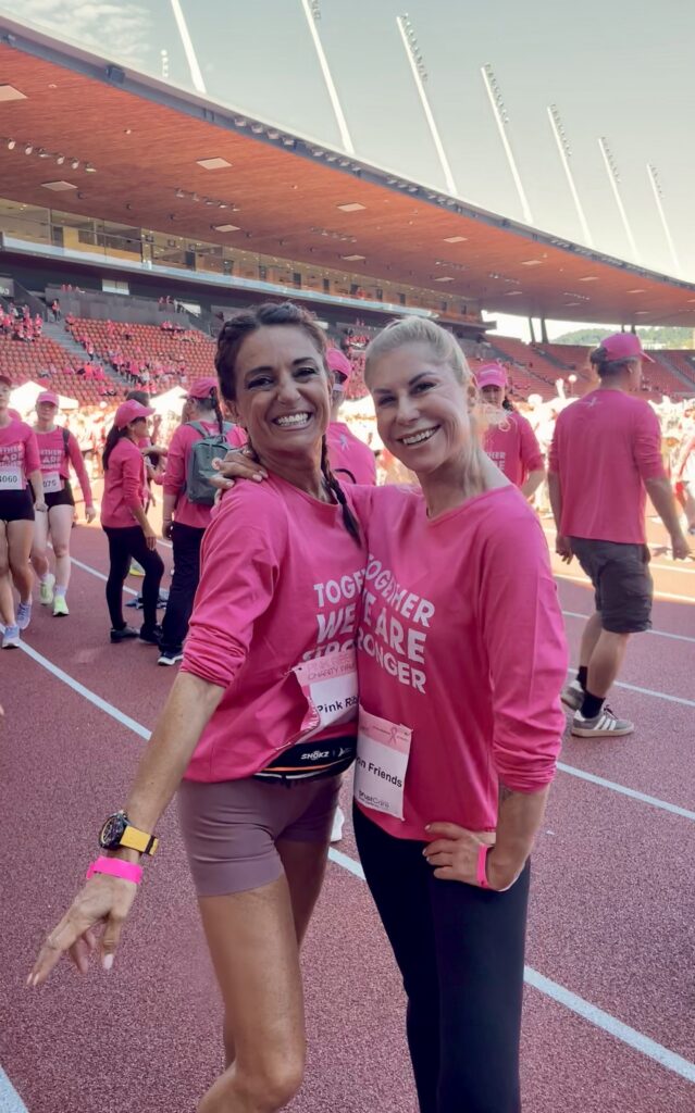 Pink ribbon walk