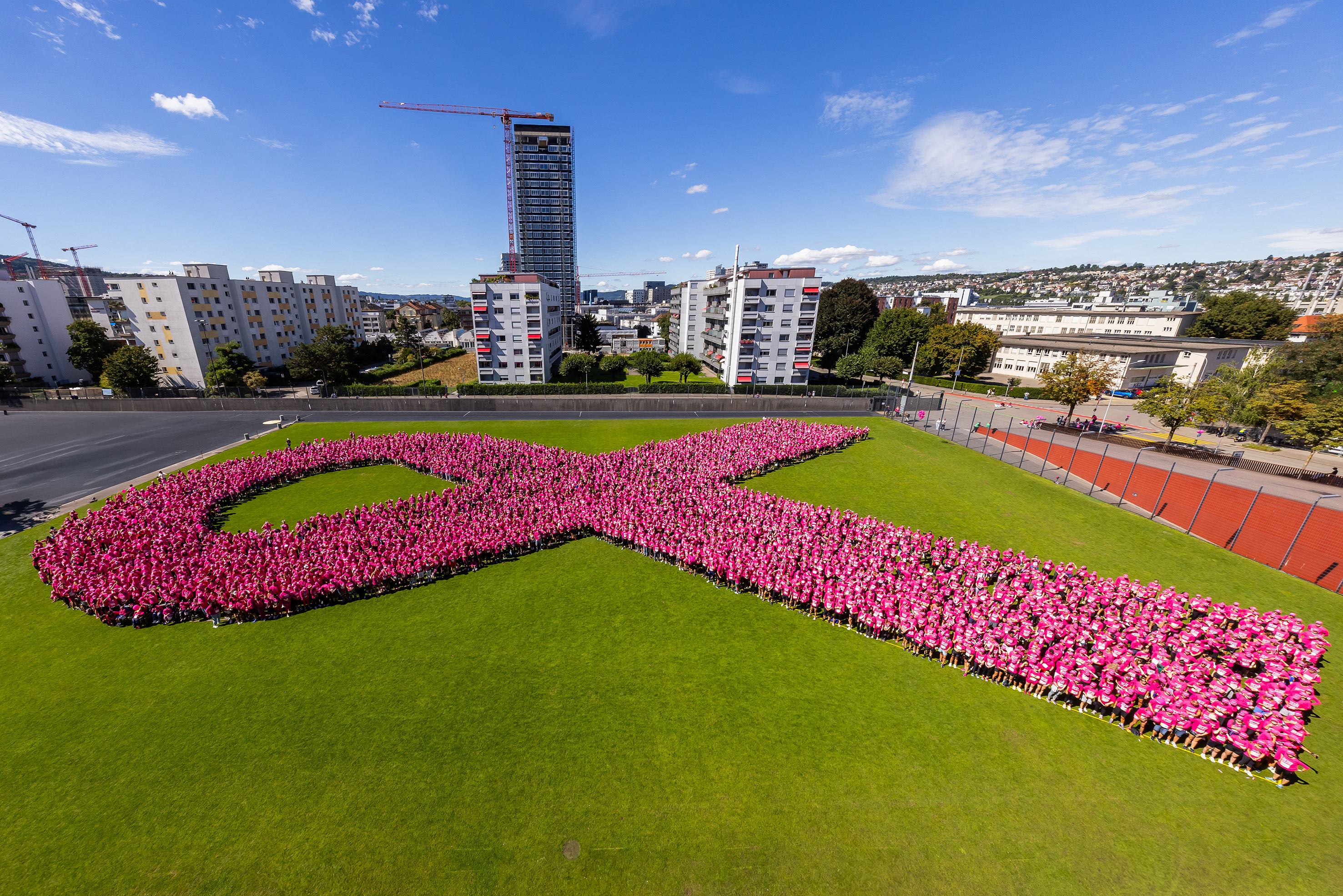 Pink ribbon walk
