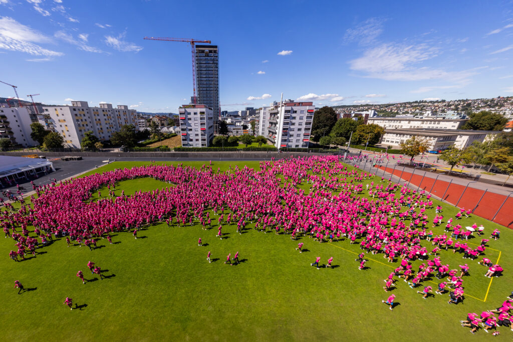 Pink ribbon walk