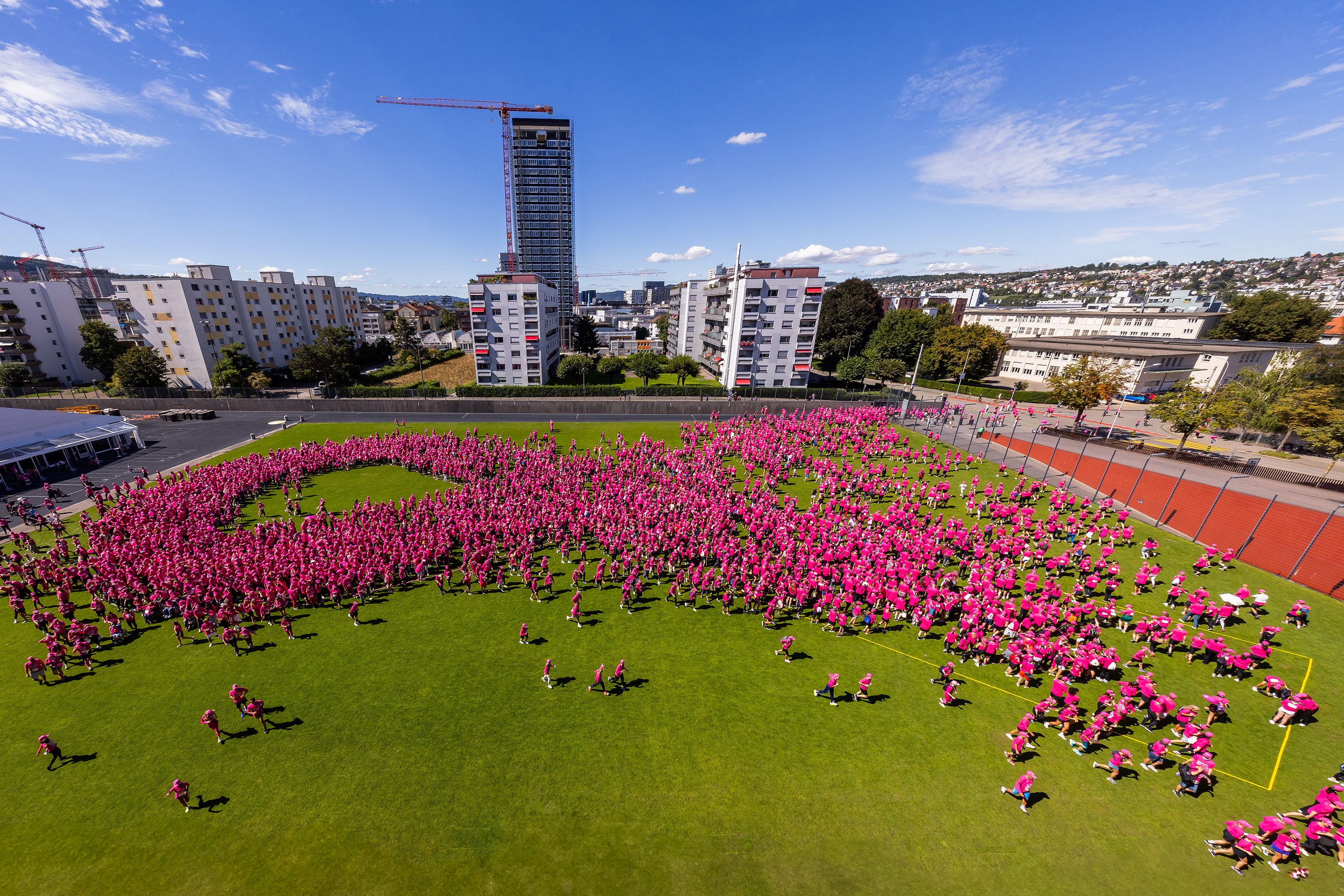 Pink ribbon walk